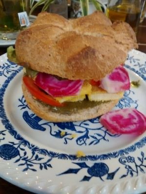 tofu sandwich at WILD in Antwerpen