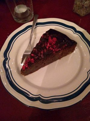 Chocolate cake- to die for at WILD in Antwerpen