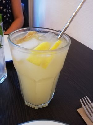 Orange and ginger lemonade at WILD in Antwerpen