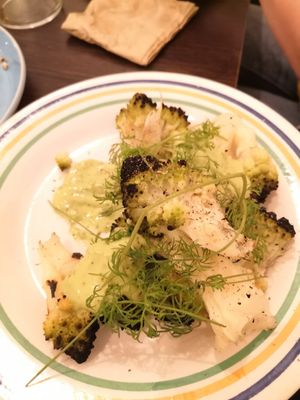 Ovengebakken romanesco at WILD in Antwerpen