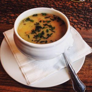 Tagessuppe at Geiers Gambrinus in Ganserndorf