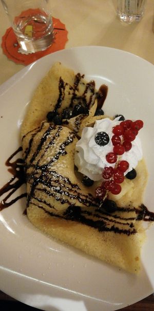 Vegane Eispalatschinke at Geiers Gambrinus in Ganserndorf