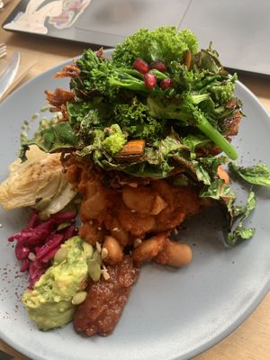 Vegan brunch  at Idle Hands in Manchester
