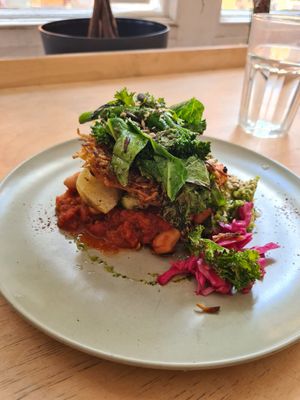 Vegan fry up at Idle Hands in Manchester