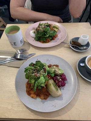 Vegan fry-up (gluten-free)  at Idle Hands in Manchester