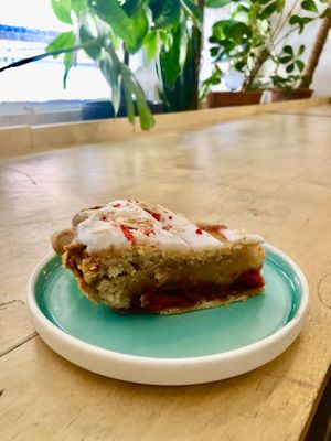 Bakewell pie  at Idle Hands in Manchester