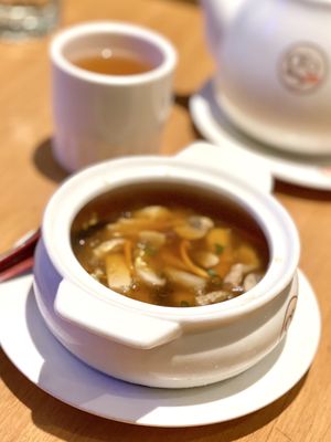 Hot and sour soup  at Go Zen in New York City