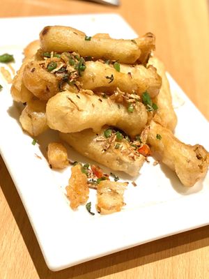 King mushrooms  at Go Zen in New York City