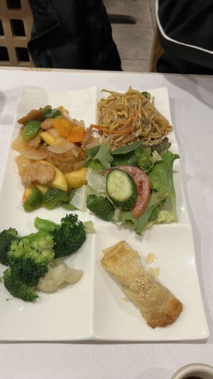 Mango cutlet platter   at Go Zen in New York City