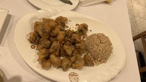 Salt and pepper mushroom   at Go Zen in New York City