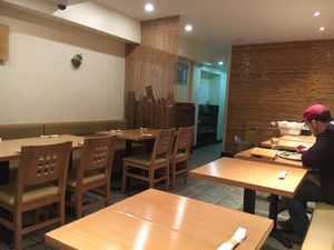 Inside (mid afternoon, so not crowded) at Go Zen in New York City