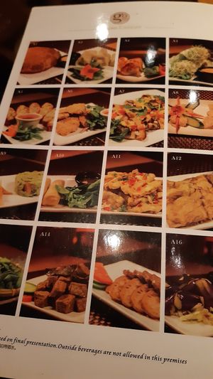 Menu at Go Zen in New York City