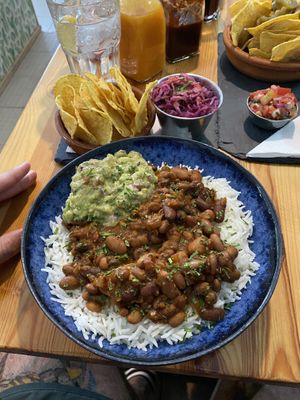 Chili beans at Beats & Burritos in Lagos