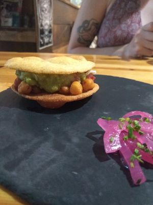 Vegan starter at Beats & Burritos in Lagos