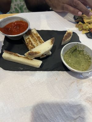 Vegan Halloumi cheese sticks   at Beats & Burritos in Lagos
