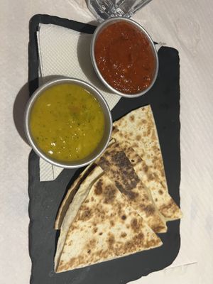 Mini cheese quesadilla VEGAN  at Beats & Burritos in Lagos