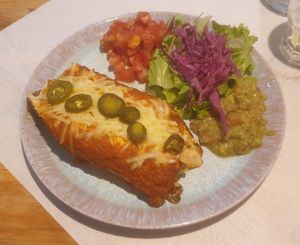 Vegan Enchiladas at Beats & Burritos in Lagos