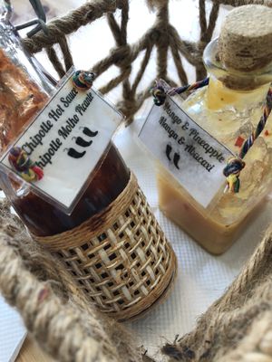 Sauces at Beats & Burritos in Lagos