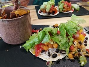 Amazing tacos from beats and burritos :)  at Beats & Burritos in Lagos