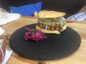 Chickpea Gorditas - My Fav! 🥰🥰 at Beats & Burritos in Lagos