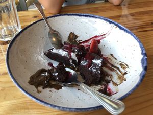 Vegan brownie  at Beats & Burritos in Lagos