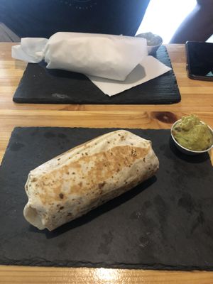 Vegan burrito at Beats & Burritos in Lagos