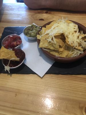 Vegan cheese nachos  at Beats & Burritos in Lagos