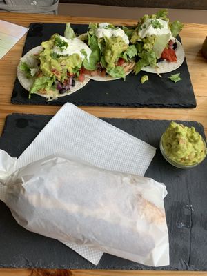 Vegan Chilli Burrito  at Beats & Burritos in Lagos