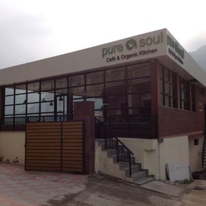 Pure Soul cafe Rishikesh India at Pure Soul Cafe in Rishikesh