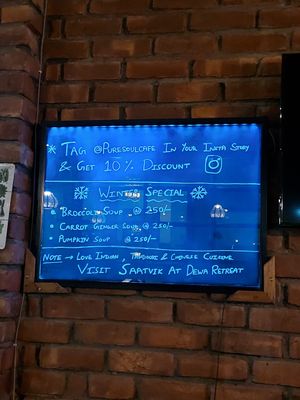  at Pure Soul Cafe in Rishikesh