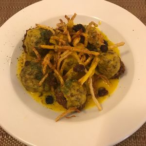 Lentil balls at Al-Laurel in Granada