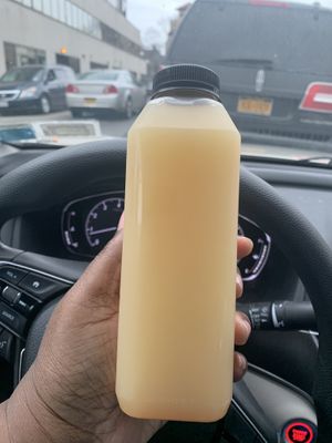 Freshly prepared ginger beer   at Jolo's Restaurant and Venue in New Rochelle