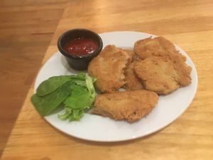 Children's crispy tenders  at Jolo's Restaurant and Venue in New Rochelle
