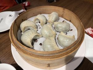 Dumplings   at Hui Tien Vegetarian in Taipei