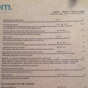 Lunch  at Bloom in Mosman