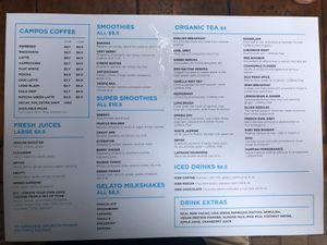 New menu - take Jan 2020 at Bloom in Mosman