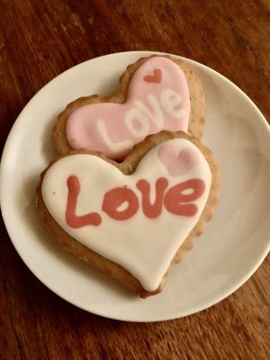 Spreading the love!  at Harvest Beat in Seattle