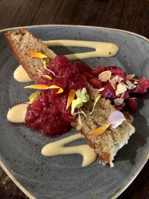 Olive oil cake  at Harvest Beat in Seattle