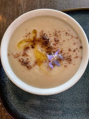 Onion soup   at Harvest Beat in Seattle