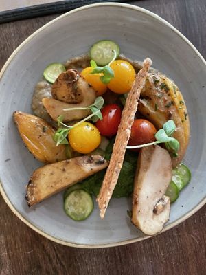 Porcini and potatoes   at Harvest Beat in Seattle