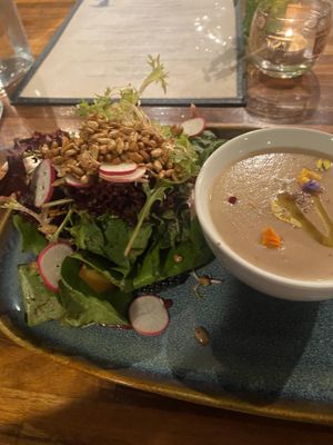 1st and 2nd course  at Harvest Beat in Seattle