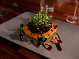 Main course at Harvest Beat in Seattle