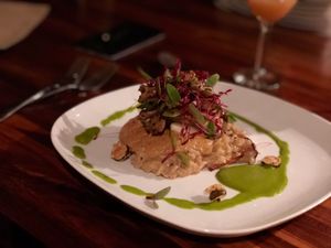 Main course (Risotto) at Harvest Beat in Seattle