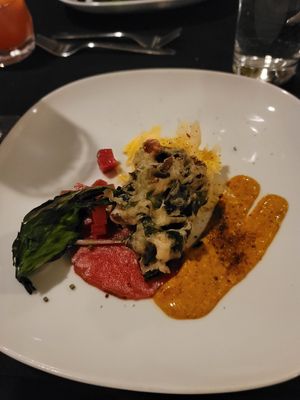 3rd course: fritter at Harvest Beat in Seattle