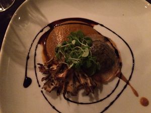 delicious course at Harvest Beat in Seattle