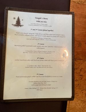 Menu   at Harvest Beat in Seattle