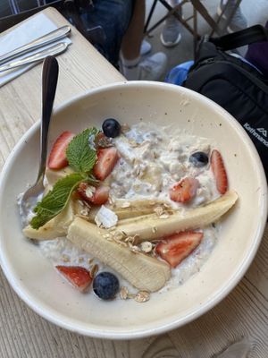 Porridge with fruit. Great!   at Le Pain Quotidien - Les Halles in Paris