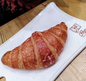 Hibiscus croissant (vegan) at Le Pain Quotidien - Les Halles in Paris