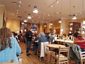 The restaurant at Le Pain Quotidien - Les Halles in Paris