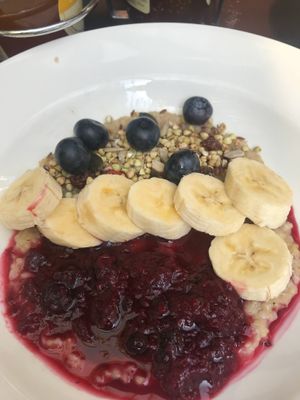Porridge at Le Pain Quotidien - Les Halles in Paris
